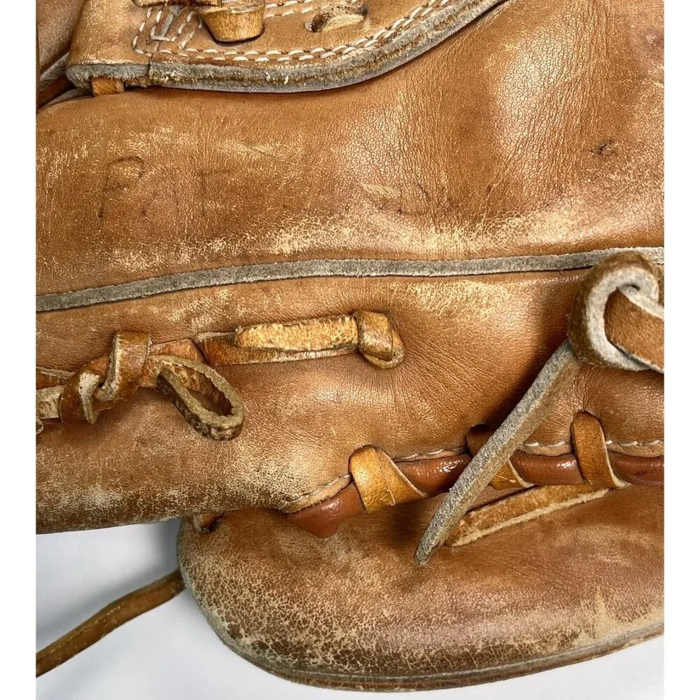 VTG DAMAX-PRO 600 EZ-Catch Pocket Top Grain Leather SOFTBALL GLOVE LHT *Read*